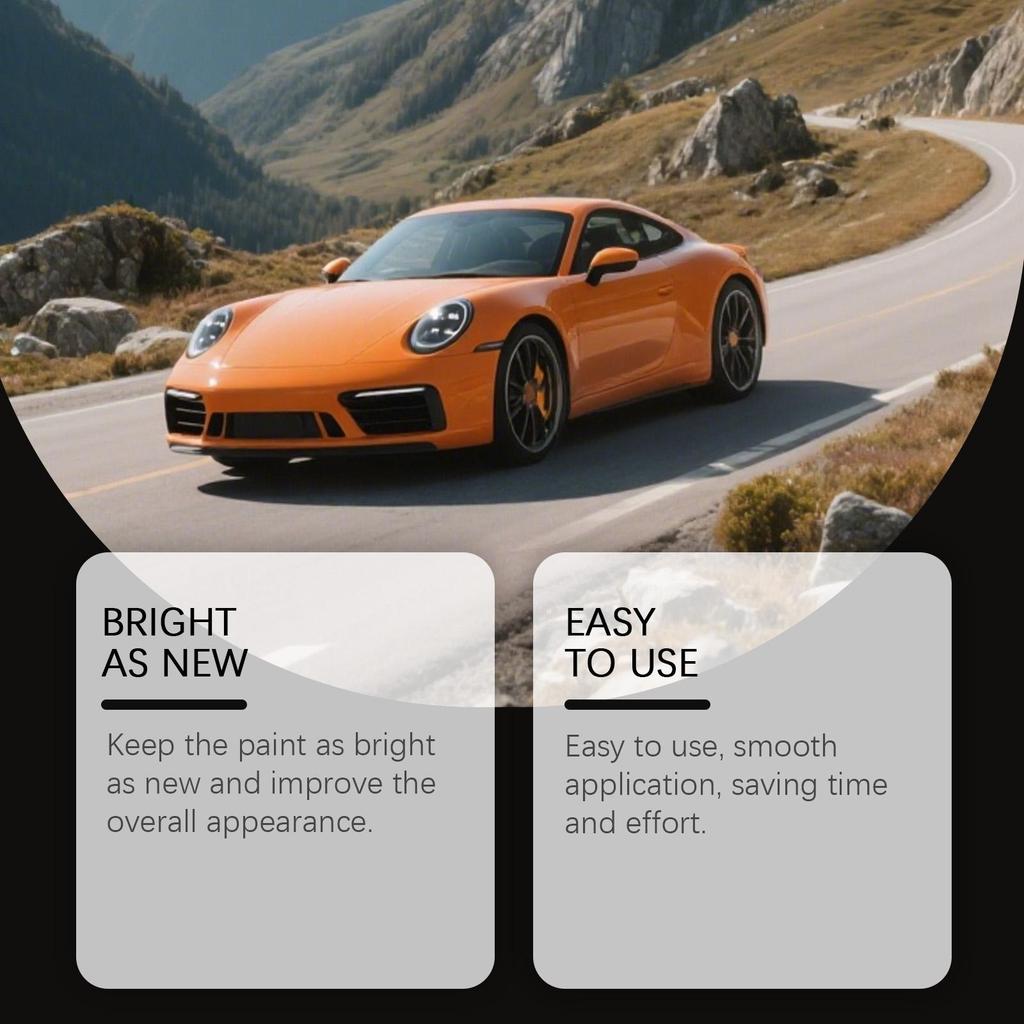 Homonth Car Care Wax Kit, Polishing and Repair, Anti-Stain Renovation, Convenient Wiping, Special Car Paint Surface Care, 1 set