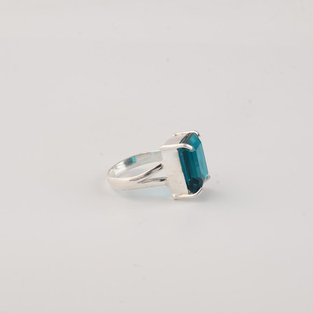 Apatite Gemstone 925 Sterling Silver Handmade Statement Ring Unique Jewelry Anniversary Gift RR-86-3