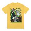 Anime Jojo Bizarre Adventure Hirose Koichi Graphic Print T Shirts Unisex Casual Cotton Short Sleeves Oversized Tshirt Streetwear