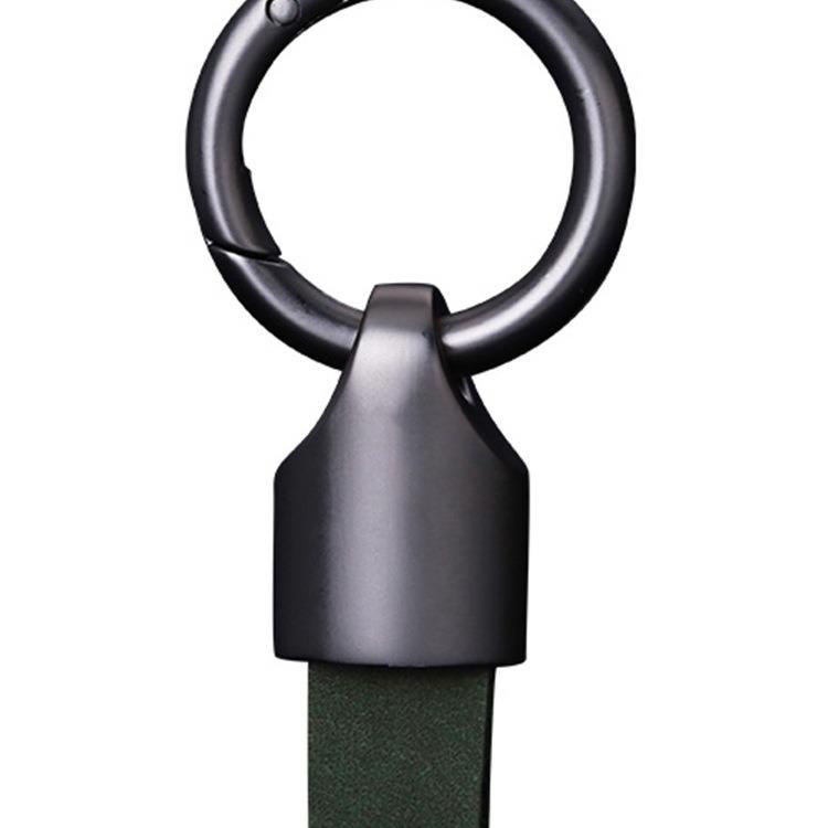High-End Minimalist Suede Car Keychain Pendant for Men & Women