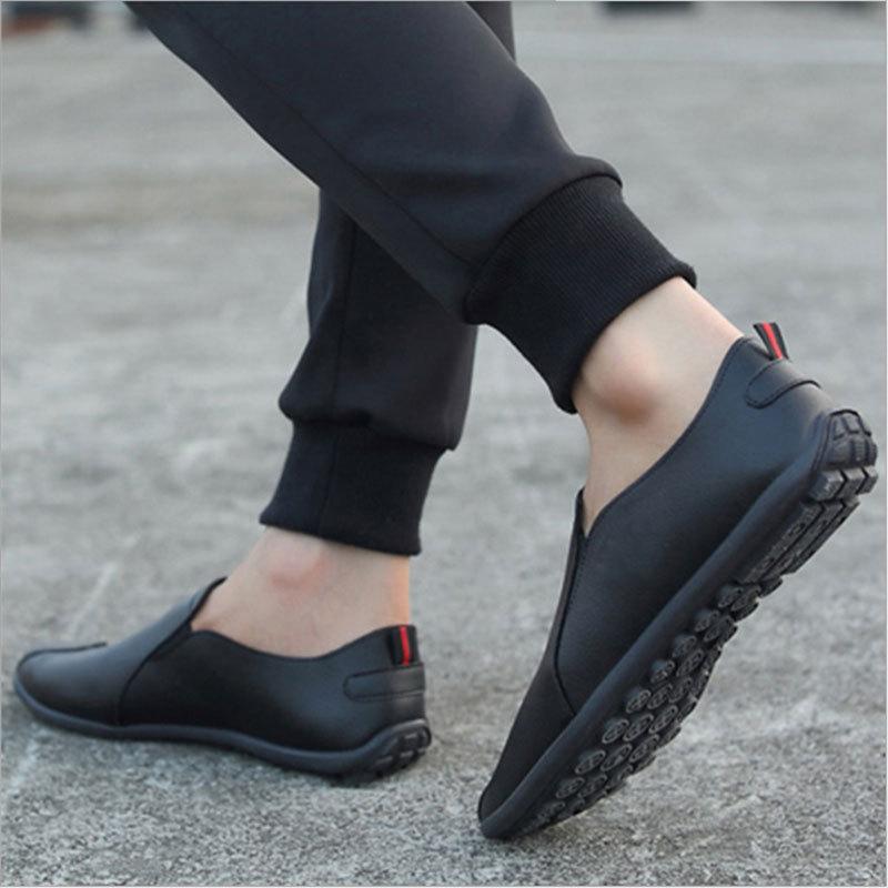 Men's Doudou shoes autumn new fashion British pu surface trend men's shoes soft sole lazy one pedal