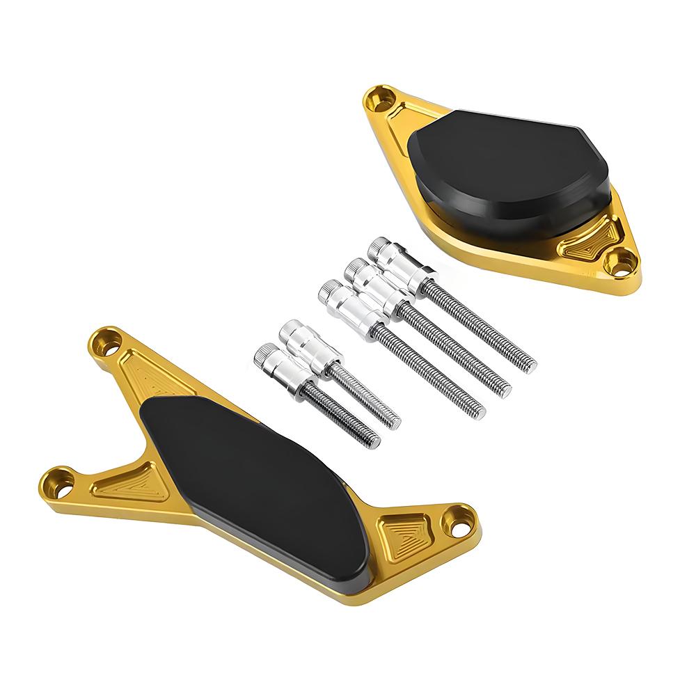 

Engine Stator Case Guard Protector Crash Pads Frame Sliders GSX-S1000 GSX-S1000F 2015-2020 For Suzuki GSR400 GSR600 2006-2012 золотий