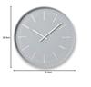 Lemnos Draw Wall Clock, Analog, Gray, KK18-13 GY