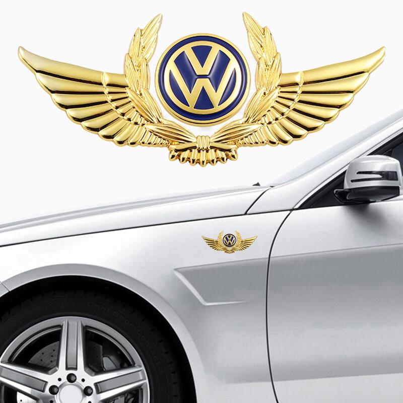 3D Car Stickers Metal Decoration Custom Badges Auto Decoration For VW Golf 5 6 7 Passat Tiguan Bora Touran Polo Bettle HZT-ZC-VW