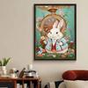 DIY Diamond Painting A Cute Little Chubby Rabbit Cross Stitch Kit Mosaic Art Diamond Painting Full Circle Diamond Home Decoration