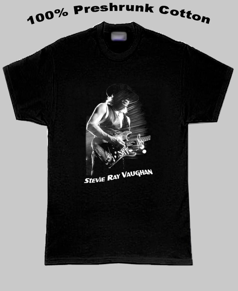 Stevie Ray Vaughan Guitar Legend T Shirt Mens Womens Tees Top 4XL