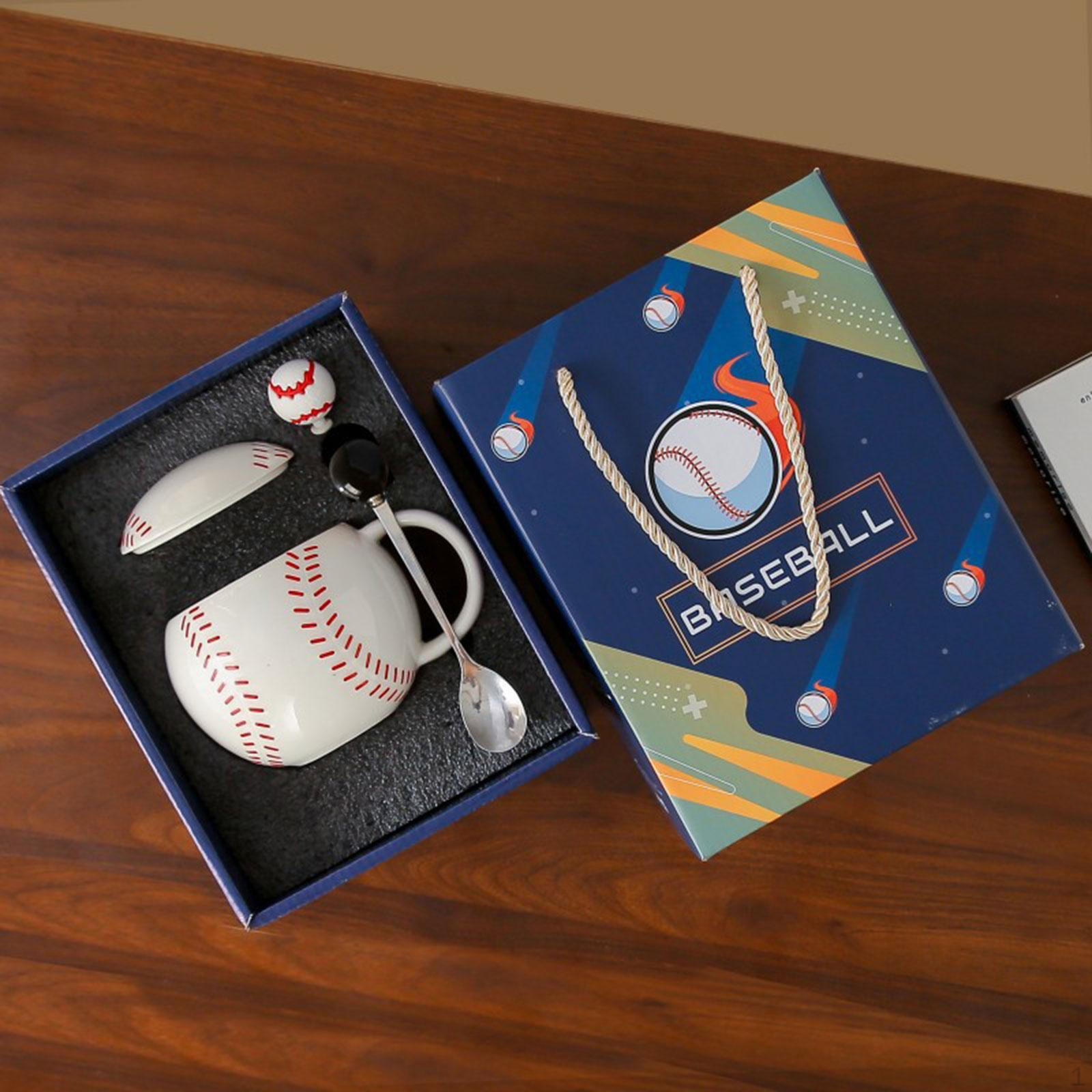 

Baseball Ceramic Coffee Mug Novelty Tea Cup 400ml and Handle Hand Painted for Birthday