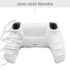 Für PS5 Controller Schutzhülle Silikon Für Playstation 5 Anti-Rutsch Abdeckung Skin für PS5 Slim Hülle Daumengriffe Zubehör