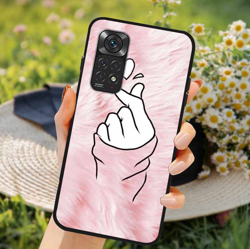 For Redmi Note 11 Cases Note 11S Soft TPU Silicone Back Covers for Xiaomi Redmi Note 11 Pro 5G Phone Case Redmi Note11S 4G Coque