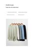 Women's V-Neck Loose Cashmere-Feel Side Slit Cardigan Sweater