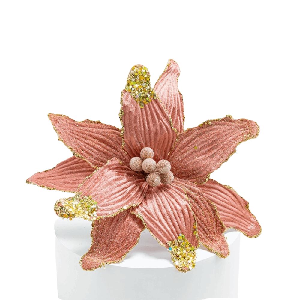 Vibrant Colors Artificial Xmas Flower Large Size Christmas Tree Wreath  Wedding Decor