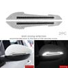 Reflective Stickers Warning Strip Tape Traceless Protective Car Sticker Warn On Car Rearview Mirror Exterior Auto Accessories