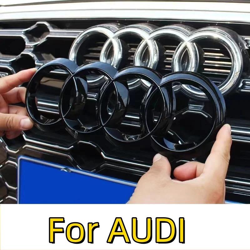 ABS Engine Front Grille Trunk Logo for Audi A1 A3 A4 B5 B6 B7 B7 A5 A6 C5 C6 A7 A8 Q2 Q3 Q5Q7 S3 RS3 S4 RS4 S7 Car Accessories