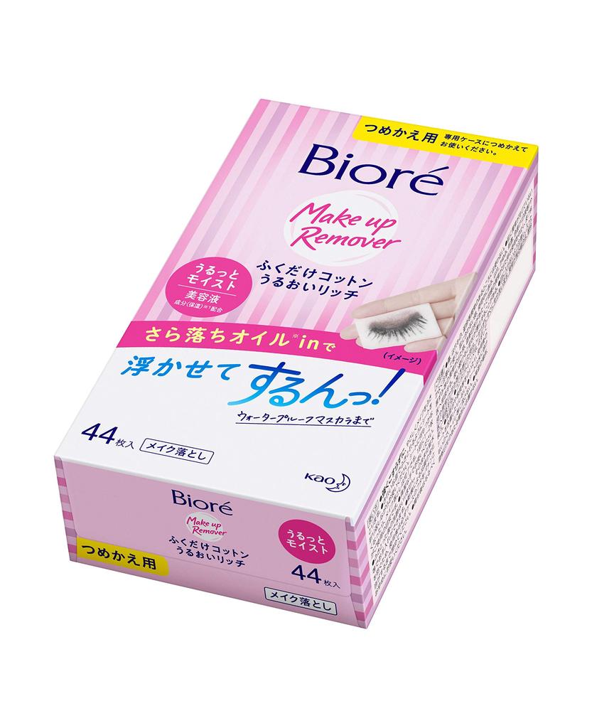 Biore Cotton Moisture Rich Refill 44 Sheets Pink Wipe-On (x 1)