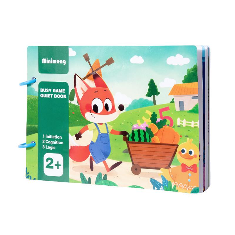 Wooden Tearing Book For Baby And Toddler Educational Play Toy For Early Learning