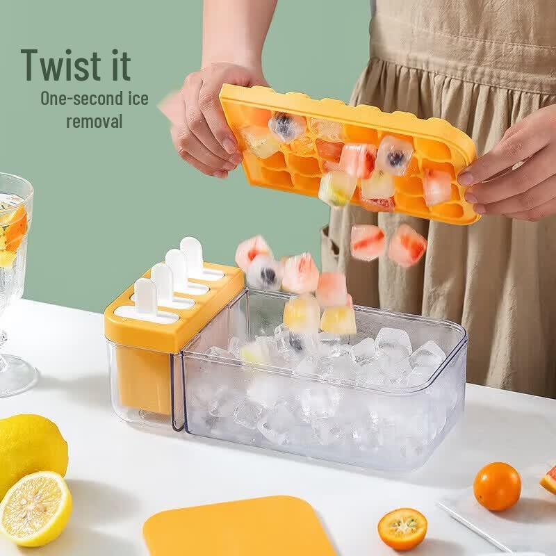 2-in-1 Ice Cube and Ice Pop Maker