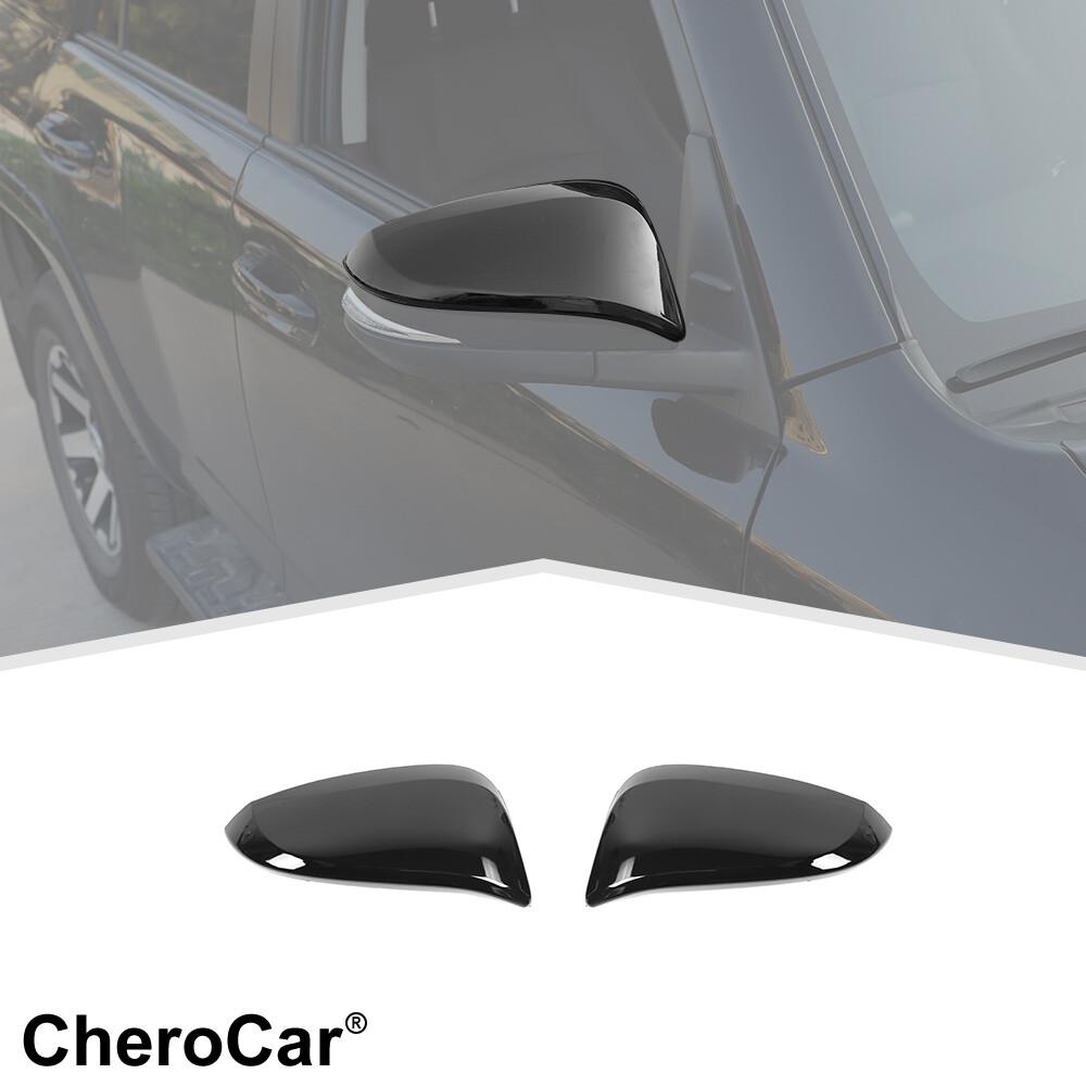 2X Side Rear Rearview Mirror Decor Protector Cover Trim Shell For 4Runner 2017+