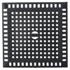 12.3*12.3*0.26cm Shower Drain Cover Stainless Steel Bathroom Floor Drain Drain Strainer  Washbasin