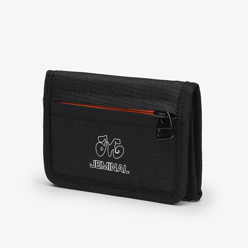 

Japanese-style Trifold Casual Wallet Nylon Zipper Men Women Purse Coin Money Bag ID Card Holder Purse Sports Style Wallet