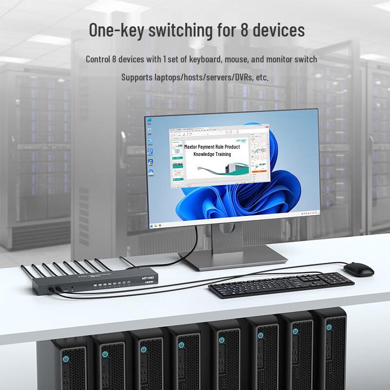 MT-viki 8-Port 4K 60Hz HDMI KVM-Switch
