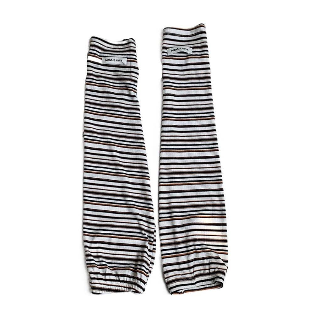 

Elastic Sunscreen Sleeve Loose Summer Cycling Sleeves Fishing Sleeve Striped Ice Sleeves Summer style 5
