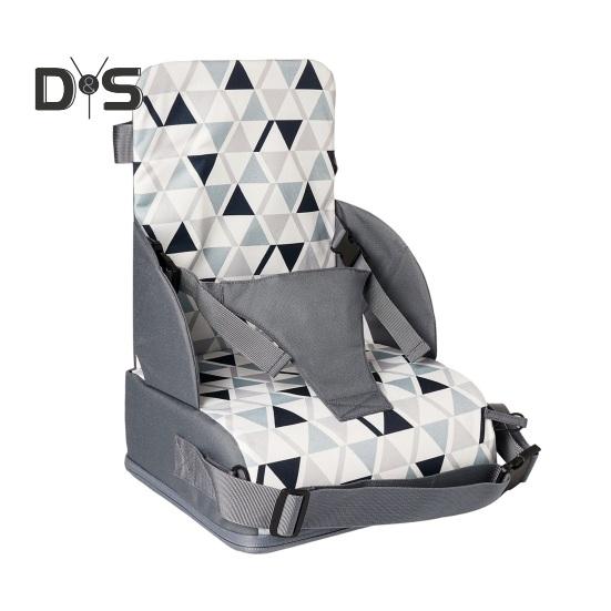 Fotelik dla malucha, oddychający, kuchenny fotel z oparciem, regulowanymi paskami i poduszką, przenośny stół jadalny, podwyższone siedzisko dla rodziny