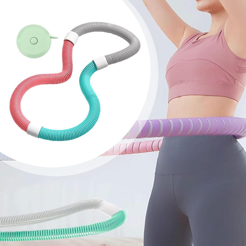 Fitness Hoop for Core Engagement Indoor Outdoor PVC Gear Kids