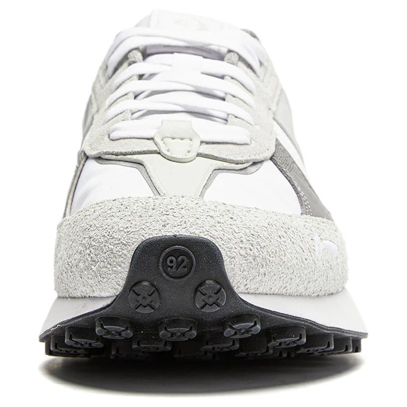 Li Ning Sports Life Collection 70s Heritage Cushioning Slip Resistant Low top Casual Shoes Men's White Gray AGCU177-3