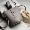 Loe 2024 Mini Pebble Fortune Bucket Handbag - Large Capacity Women's Tote