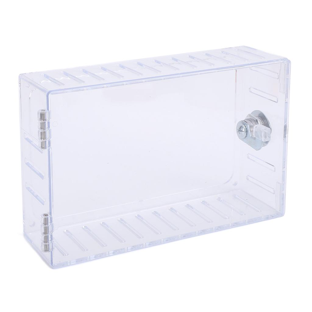 Transparente Thermostat-Schutzabdeckung mit Schlüssel Thermostatschutz Passend für Thermostate 6,1x3,95x2 Zoll oder kleiner