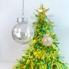 6cm/8cm Clear Christmas Balls Pendant Round Xmas Tree Pendants  Holiday Party Decorations