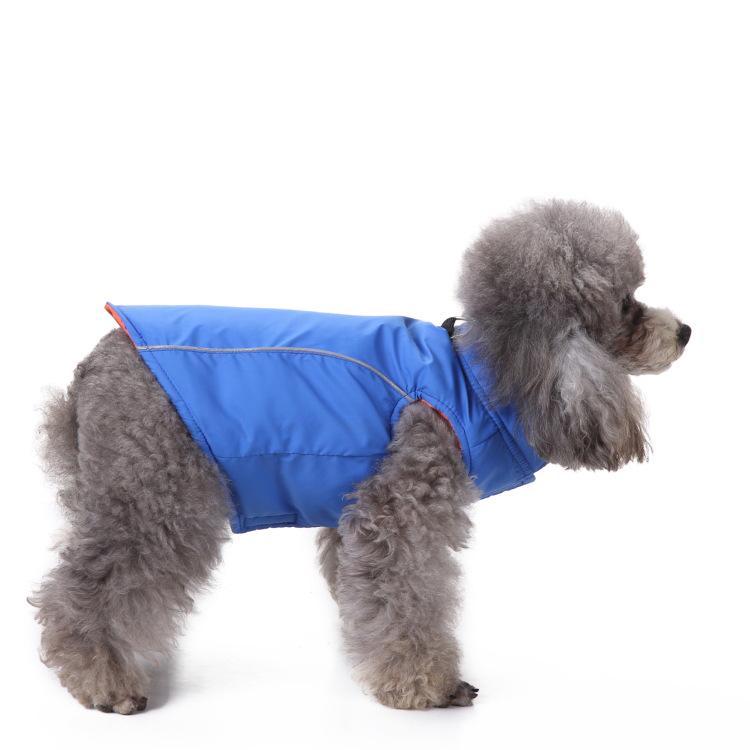 Warm Quilted Dog Jacket: Lamb Fleece Zipper Coat for Winter
