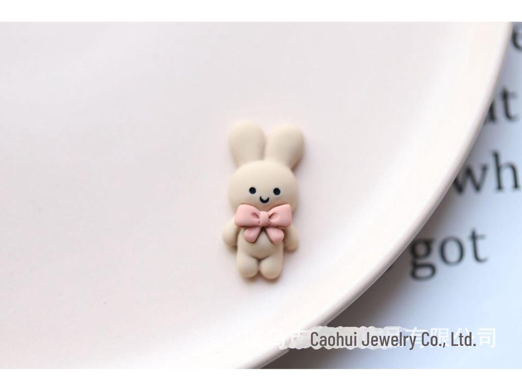 Pink Coffee Cherry Bow DIY Jewelry Accessories for Little Girls