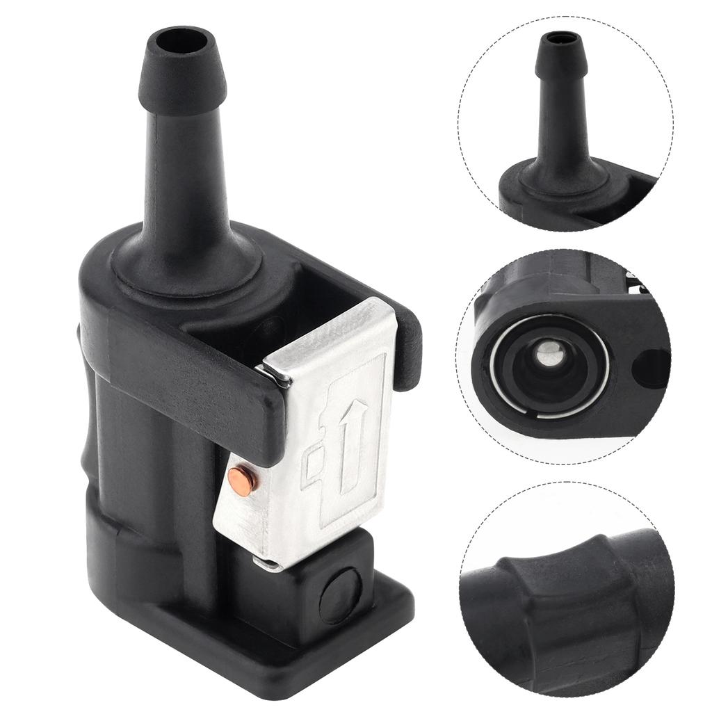 6mm Innengewinde Schnellkupplung Kraftstoffleitung Hochdruck Verschleißfester Verbinder Fitting für Außenbordmotor Marine