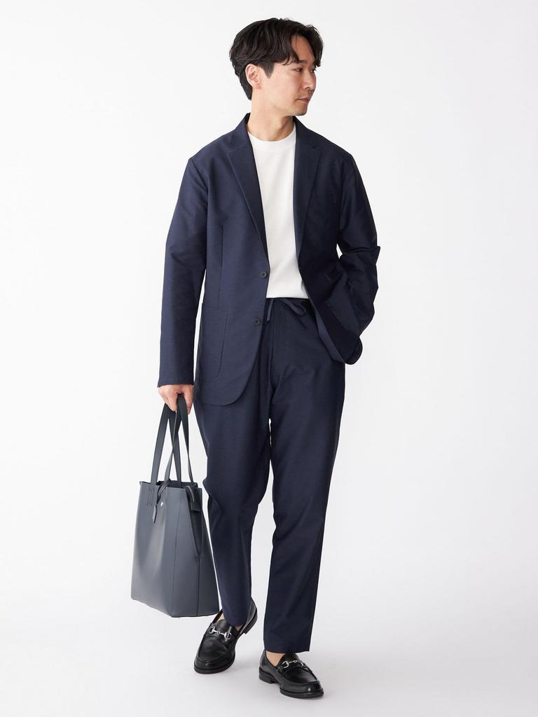 Ships Super Lightweight Hand with Size Size M Men's 2-Button Jacket, Washable/Compatible Co-op, Navy, 117012702,