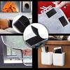 12/24pairs Heavy-Duty Double Sided Adhesive Mounting Strips Interlocking Tape  Reusable Sticky Back Tape for Hanging Organizing