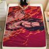 Luffy Bedroom Lounge Flannel Blanket, Fashion Printed Warm Cover for Sofa, Chair, Bed and Outdoor Activity.-TING