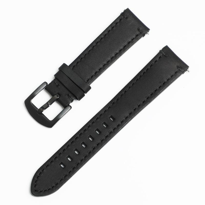 Retro Crazy Horse Leather Smart Strap 18mm20mm22mm First Layer Cowhide Real Cowhide Switch Quick Removal