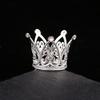 3 peças Coroa Tiara Pequena de Strass Mini Coroa Cake Topper Para Arranjos de Flores Chá de Bebê Aniversário Casamento Decoração