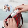 Portable One-button Launch Automatic Dental Floss Case Refillable Flosser Carrying Box for Travel Business Trip Vacation