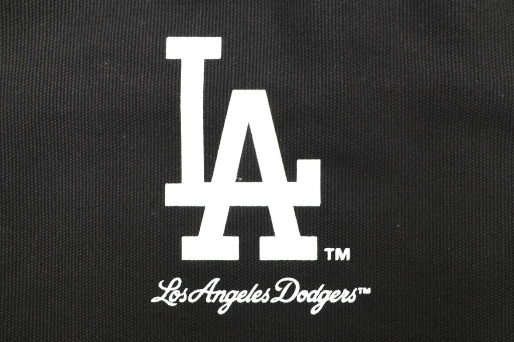[Major League Baseball] Shoulder Bag Canvas Shoulder DodgersBlack