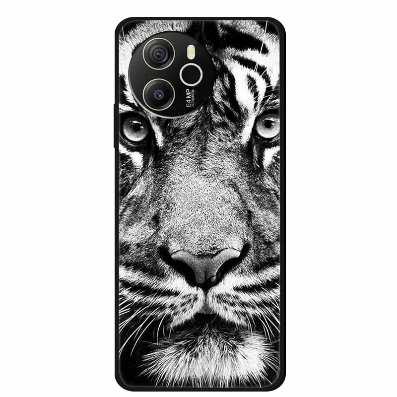 For Blackview Shark 8 Case Shark8 Black Silicone Soft Back Cover Case For Blackview Shark 8 Phone Case Cover 6.78" Coque Funda