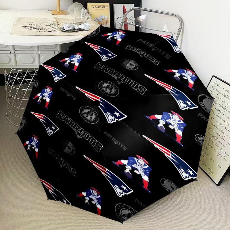Patriots Team Spirit Umbrella Folding umbrella, automatic umbrella 8-Frame for Travel, camping Use Gift for Halloween Christmas