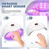72W UV LED Nail Drying Lamp For Curing All Nail Gel Polish 24LEDS Nail Dryer With Automatic Sensor Professional Salon Art Tools