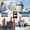 BR-9C-XR-3 Pro 2-in-1 Handheld Digital Display Electromagnetic Radiation Nuclear Detector EMF Geiger Counter Tester Accurate