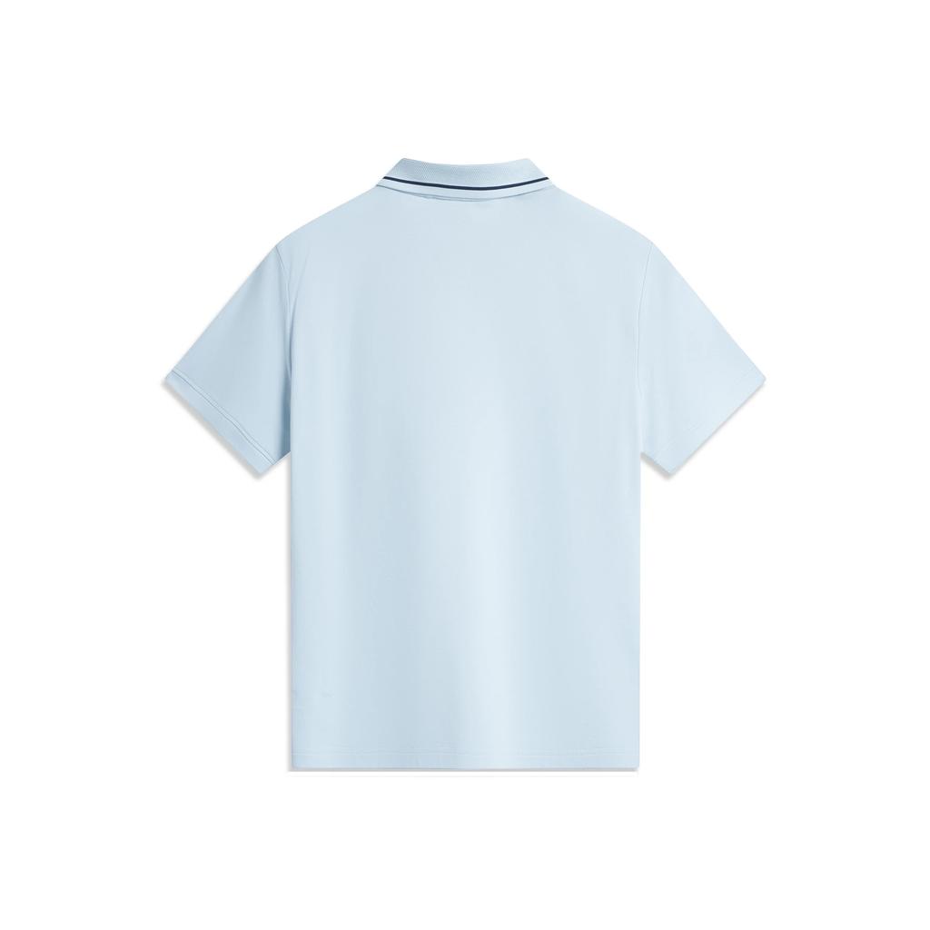 Li-Ning Comfortable Versatile Letter Striped Short Sleeve Polo Shirt Men Tops APLV063-3