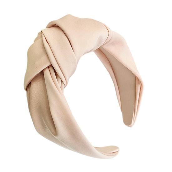 Women Headband Bowknot Decor Pure Color Hair Hoop Lightweight Versatile Hair Decoration Hair Accessories