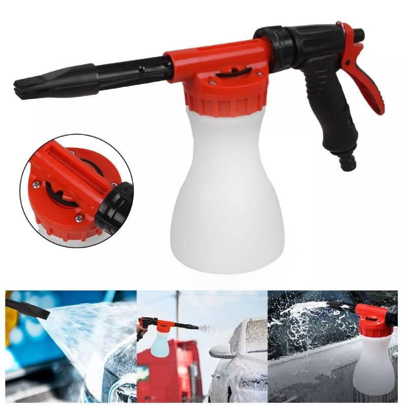 Snow Foam Sprayer Car Wash Spray Tool Lance Uses Hose Pipe Sprayer 900ml Bottle