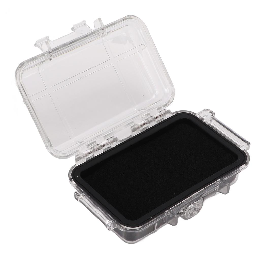 Plastic Shockproof Box with Shock Absorption Liner Outdoor Waterproof Airtight Case Transparent