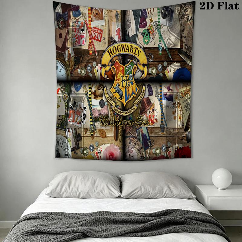 Harry Potter Chamber Secrets Bedding 1 Duvet Cover 2 Pillowcase Without Core Soft And Comfortable Duvet Cover And Pillowcase Bedding Set